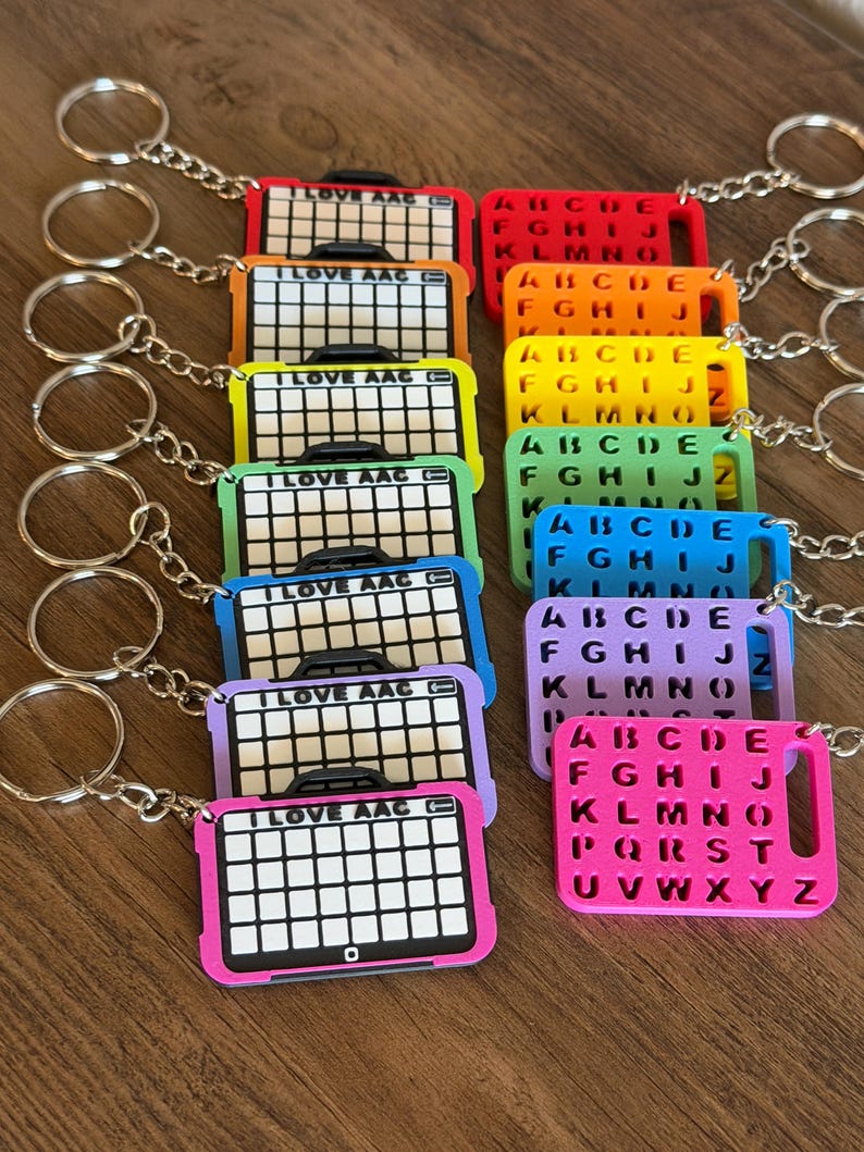 Mini S2C Letter Board Keychain – Empower Communication, One Keychain at a Time! image 5