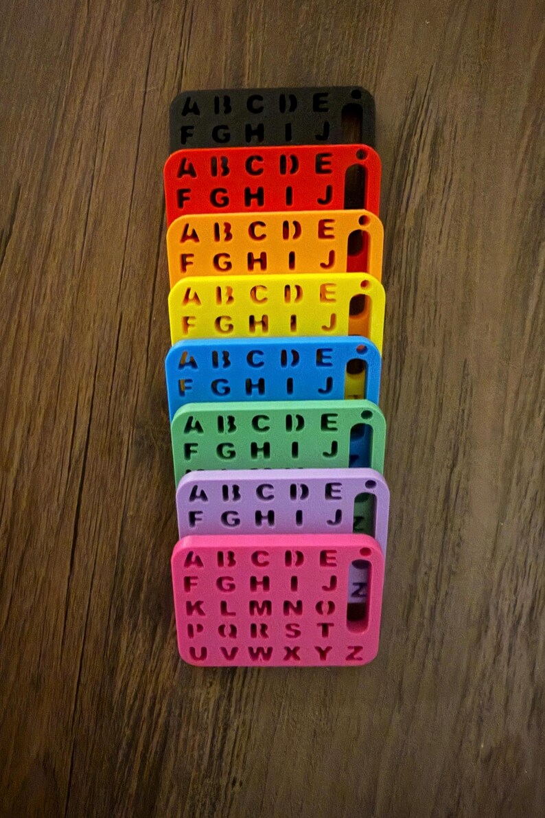 Mini S2C Letter Board Keychain – Empower Communication, One Keychain at a Time! image 4
