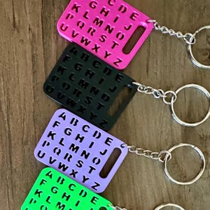 Mini S2C Letter Board Keychain – Empower Communication, One Keychain at a Time! image 2