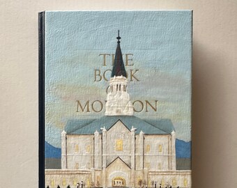 Custom Painted Book of Mormon