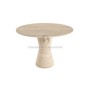 Travertine End Table, Marble Travertine Table, Custom Order Table, Special Design Travertine Dining Table, Travertine table