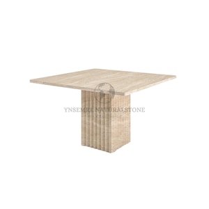 Travertine Coffee Table, Travertine Side Table, Travertine End Table, Marble Dining Table, Living Room Table, Home Décor, Square Table