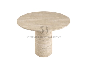 Natural Stone Table for Home Decor, Travertine Coffee Table, Modern Dining Table, Rustic Travertine Table, Outdoor Dining Table
