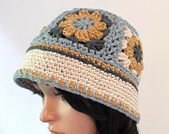 Summertime Bucket Hat - 100% cotton sun protection