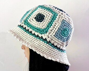 Kandinsky Summertime Bucket Hat - 100% cotton sun protection