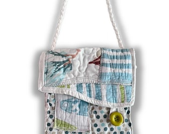 Heritage Square - Reclaimed Nautical Purse