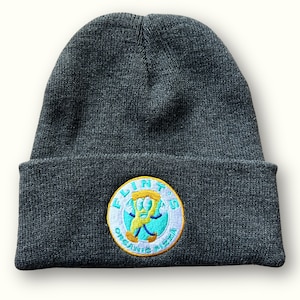Flint&#39;s Pizza Embroidered Beanie Hat - Inspired by the Flint Tropics, Semi Pro film, Jackie Moon