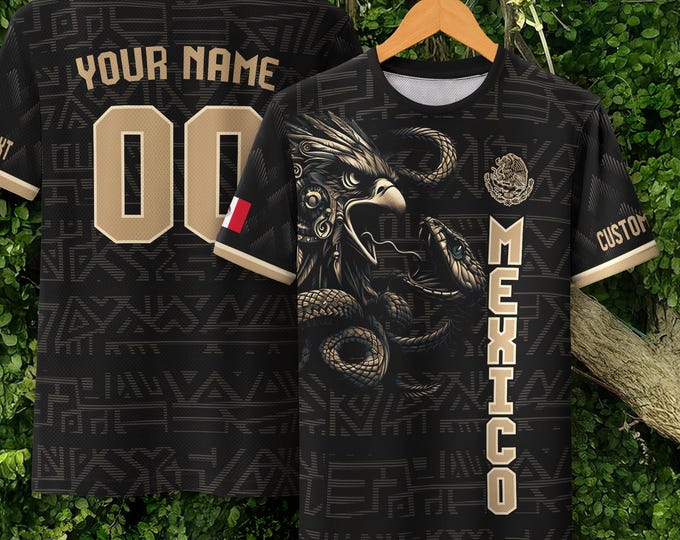 Personalized Mexican Jersey Soccer, Custom Name & Number Mexican Soccer Jerseys, Custom Mexico Soccer Jersey For Men, Soccer Team Jerseys