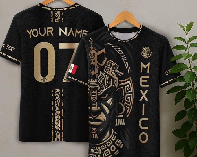 Personalized Mexican Jersey Soccer, Custom Name & Number Mexican Soccer Jerseys, Custom Mexico Football Jerseys For Men, Soccer Team Jerseys