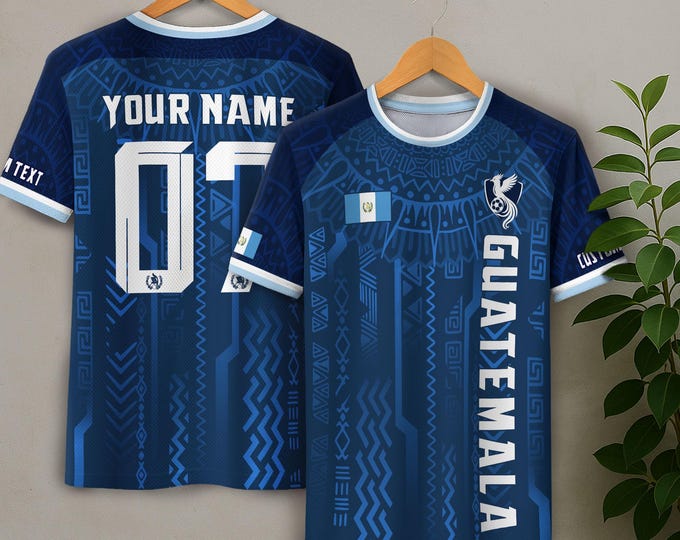 Personalized Guatemala Jersey Soccer, Custom Name Guatemalan Soccer Jersey, Custom Guatemala Soccer Jersey For Men, Soccer Team Jerseys