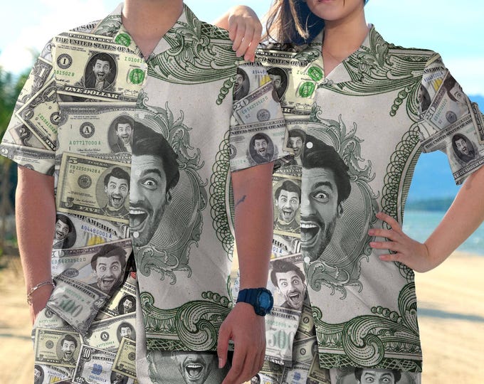 Custom Hawaiian Shirt With Face, Customized Funny 4th Of July Mens and Womens Shirts, Personalized American Flag Shirt, Custom USA Shirt