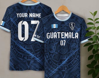 Personalized Guatemala Jersey Soccer, Custom Name Guatemalan Soccer Jersey, Custom Guatemala Soccer Jersey For Men, Soccer Team Jerseys