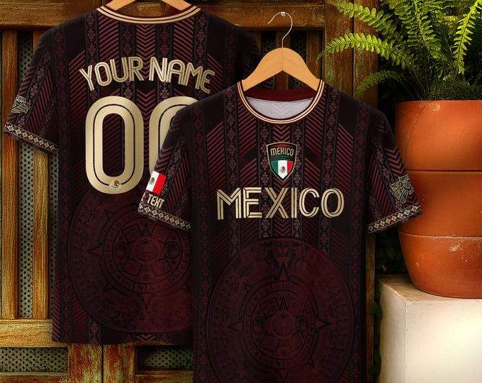 Personalized Mexican Jersey Soccer, Custom Name & Number Mexican Soccer Jerseys, Custom Mexico Soccer Jersey For Men and Kid, Soccer Jerseys