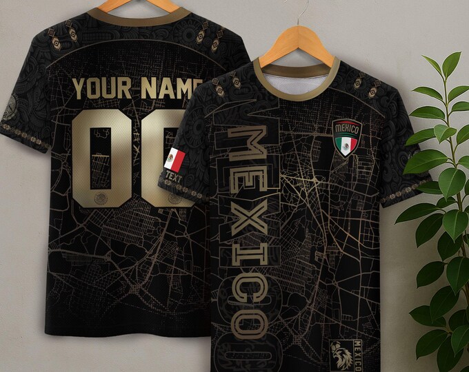 Personalized Mexican Jersey Soccer, Custom Name & Number Mexican Soccer Jerseys, Custom Mexico Soccer Jersey For Men and Kid, Soccer Jerseys