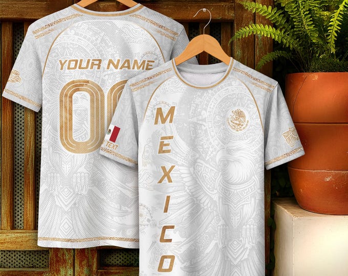 Personalized Mexican Jersey Soccer, Custom Name & Number Mexican Soccer Jerseys, Custom Mexico Soccer Jersey For Men and Kid, Soccer Jerseys