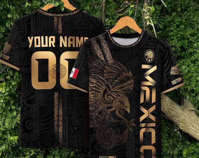 Personalized Mexican Jersey Soccer, Custom Name & Number Mexican Soccer Jerseys, Custom Mexico Soccer Jersey For Men and Kid, Soccer Jerseys