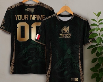 Personalized Mexican Jersey Soccer, Custom Name & Number Mexican Soccer Jerseys, Custom Mexico Soccer Jersey For Men and Kid, Soccer Jerseys