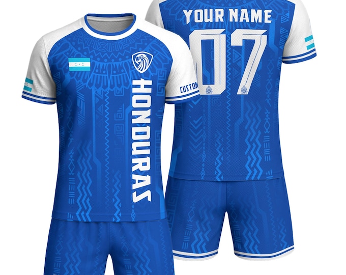 Custom Honduran Soccer Jerseys, Honduras Jersey Men, Customized Jersey Honduras Players, Personalized Retro Soccer Jerseys For Men and Kid