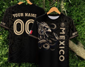 Personalized Mexican Jersey Soccer, Custom Name & Number Mexican Soccer Jerseys, Custom Mexico Soccer Jersey For Men and Kid, Soccer Jerseys