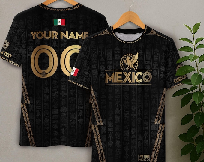 Personalized Mexican Jersey Soccer, Custom Name & Number Mexican Soccer Jerseys, Custom Mexico Soccer Jersey For Men and Kid, Soccer Jerseys