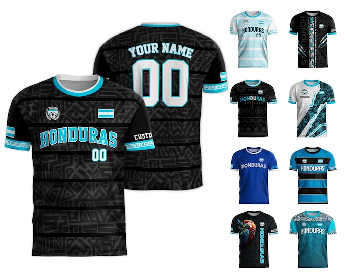 Custom Honduran Soccer Jerseys, Honduras Jersey Men, Customized Jersey Honduras Players, Personalized Retro Soccer Jerseys For Men and Kid