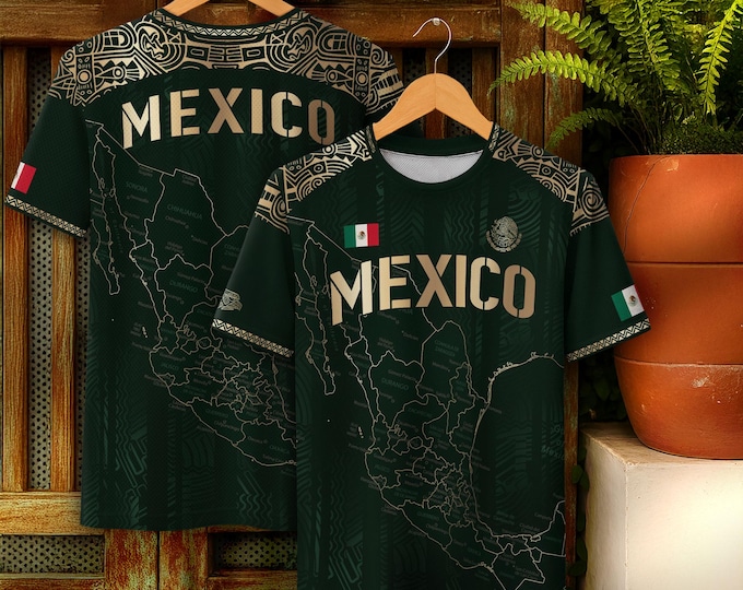 Mexican Jersey Soccer, Mexican Team Soccer Jerseys, Mexico Soccer Jersey For Men and Kid, Soccer Jerseys Gift For Mexican Soccer Players