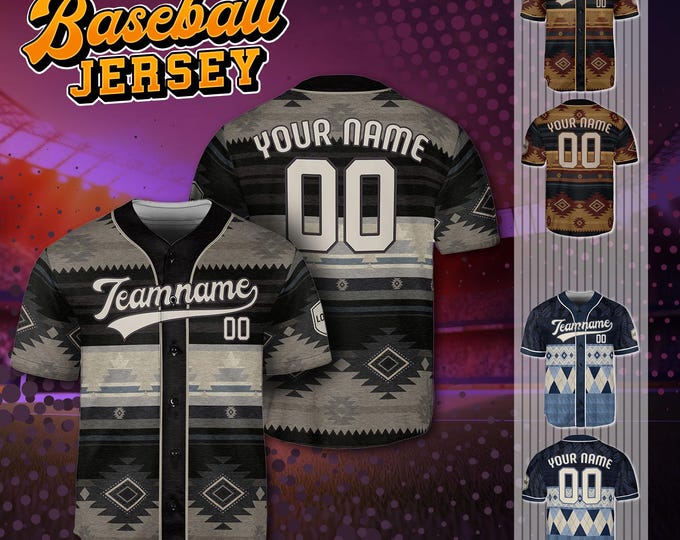 Unique Personalized Baseball Jerseys for Men & Women - Design Your Team Spirit - Create Your Baseball Jersey with Custom Name And Logo Today
