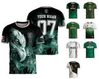 Custom Name Mexico Soccer Jersey, Personalized Mexican Jersey Soccer, Customized Mexico Soccer Jersey For Men & Kid, Soccer Jerseys For Team