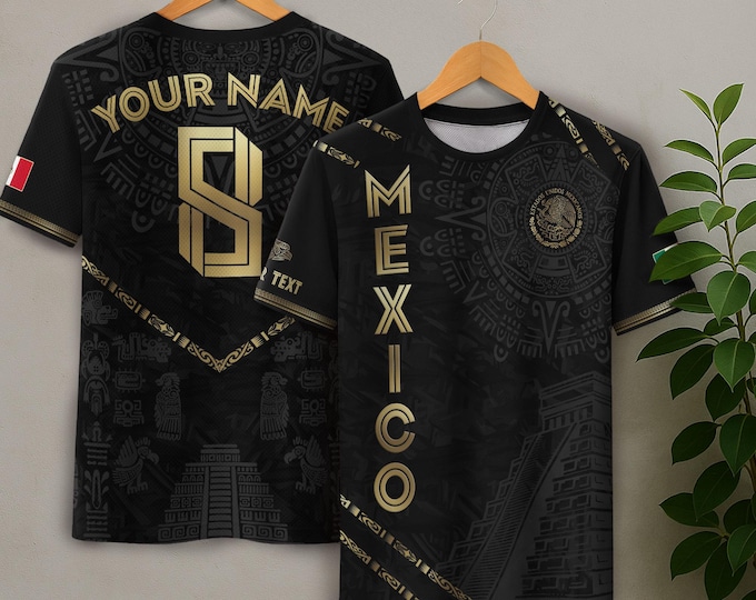 Personalized Mexican Jersey Soccer, Custom Name & Number Mexican Soccer Jerseys, Custom Mexico Soccer Jersey For Men and Kid, Soccer Jerseys