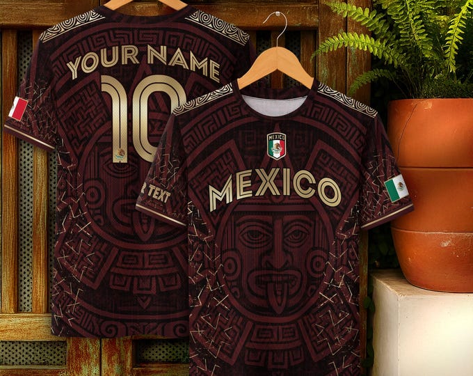 Personalized Mexican Jersey Soccer, Custom Name & Number Mexican Soccer Jerseys, Custom Mexico Soccer Jersey For Men and Kid, Soccer Jerseys