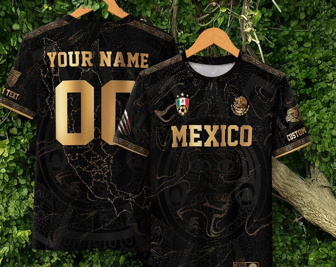 Personalized Mexican Jersey Soccer, Custom Name & Number Mexican Soccer Jerseys, Custom Mexico Soccer Jersey For Men and Kid, Soccer Jerseys