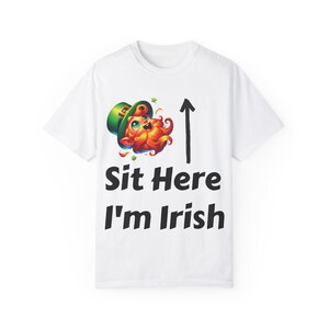 Camiseta irlandesa divertida, regalo del día de San Patricio, camiseta unisex teñida, ropa informal, camiseta humorística, ropa de festival, orgullo irlandés