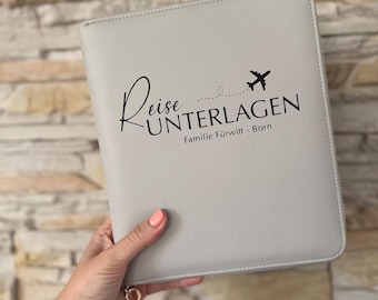 Personalized travel organizer | Storage for travel documents
