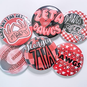 Univeristy of Georgia // zeta //  GAMEDAY BUTTONS