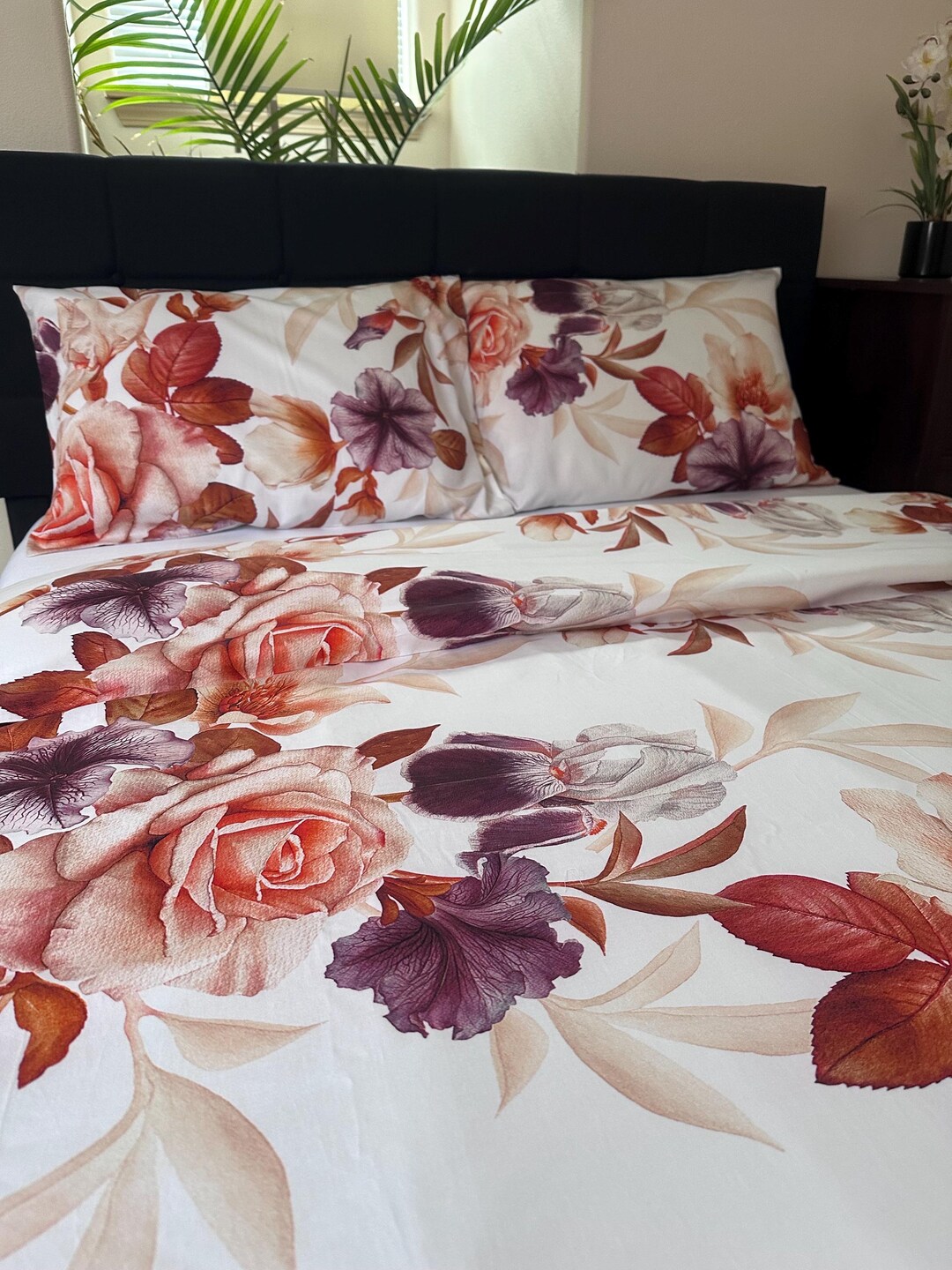 Elegant Bloom Duvet Cover Set NCU0NNT359