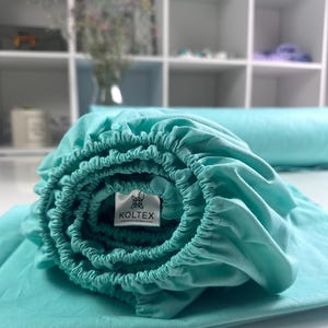Organic Fitted Sheet, 100% Turkish Cotton in Various Sizes