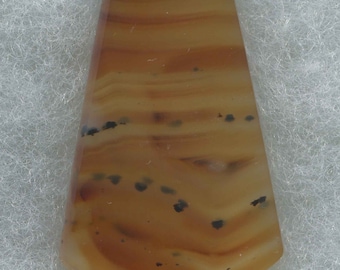 Translucent Montana Agate Designer Cabochon from the Yellowstone River Valley