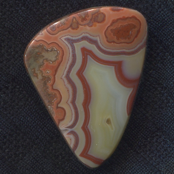 Colorful TeePee Canyon Agate Designer Cabochon from the Black Hills of South Dakota