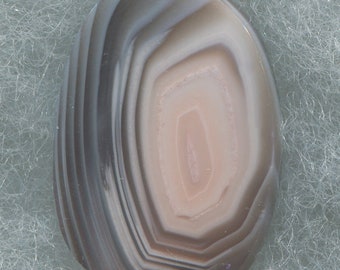 Full Pattern Pink Botswana Agate Designer Cabochon from South Africa