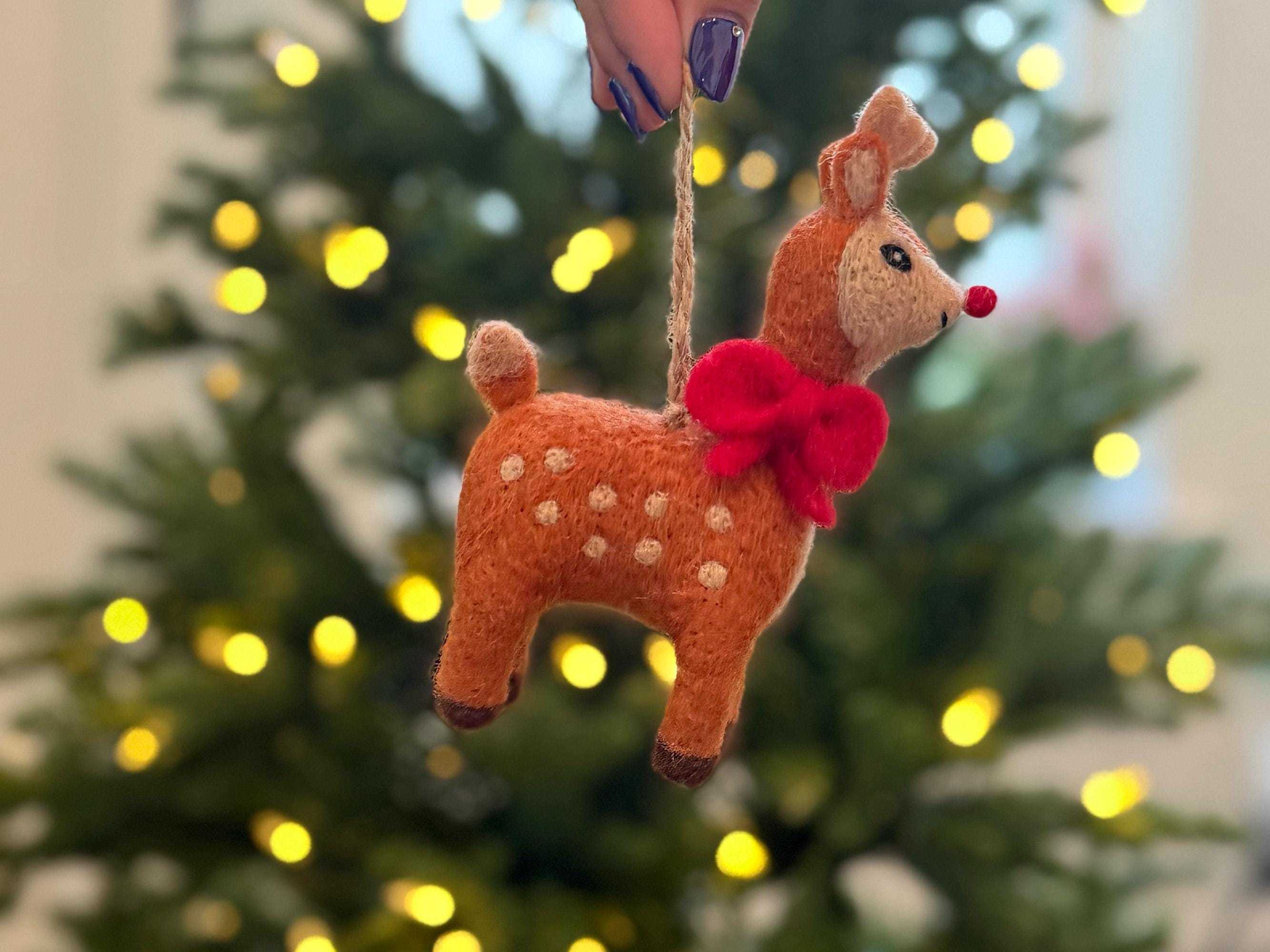 Rudolph the Red-nosed Reindeer Ornament | Christmas Tree Decoration ...