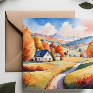 Wenskaarten voor alle seizoenen | Lente zomer herfst winter verjaardagskaartenset | Vintage nostalgische kaarten