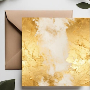 Wenskaarteffect goudfolie | Luxe wenskaartenset speciale gelegenheden | Elegante verjaardagskaarten | | Metaaleffect