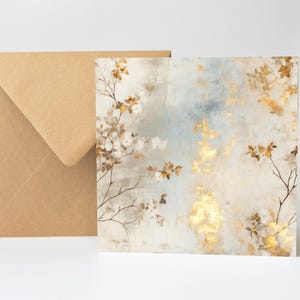 Elegante gouden wenskaartenset | Gouden huwelijksverjaardagskaart | Elegante verjaardagskaarten | goudfolie-effect | Hoogwaardige luxe