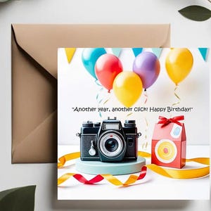 Biglietti di auguri di alta qualità ispirati alla fotografia per professionisti / Biglietti di auguri fatti a mano con temi fotografici /