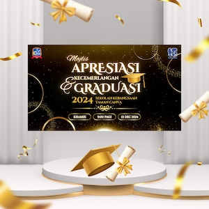 Gouden afstuderen, canvassjabloon, schoolprogramma, afstudeerdag, presentatiediavoorstelling afstuderen, mandala, minimalistisch