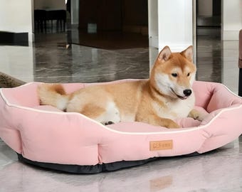 Luxury Dog Bed for Large Dogs - Luxury Waterproof Soft Pet Bed, Anti-Scratch Chewing Resistant - Small Cat Cushion