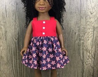 REDUCED! Jumper Dress Fits 18 Inch Dolls