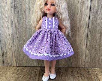 Paola Reina Handmade Dress Purple Fits Welliewishers