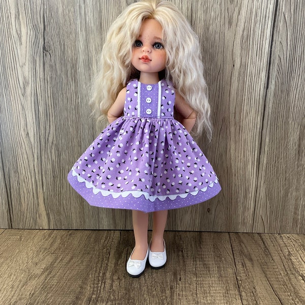 Paola Reina Handmade Dress Purple Fits Welliewishers