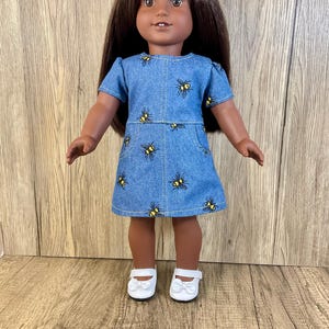 Adatto per bambola American Girl con abito a maniche corte a tema ape